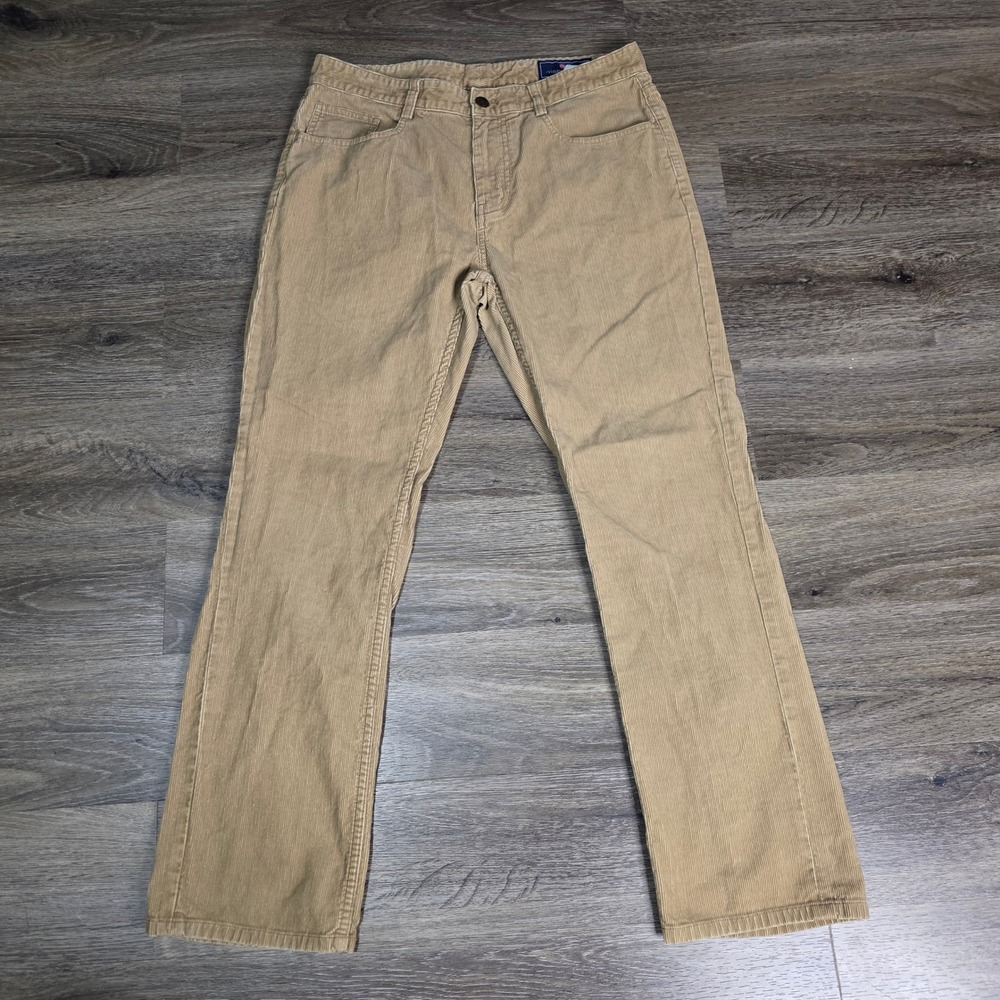Vineyard Vines 32x30 Corduroy Pants Mens Tan Excellent Straight Leg 100% Cotton